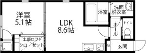 bellecour103　間取り